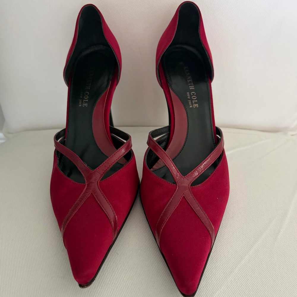 Kenneth Cole D’Orsay Red, High Heels.